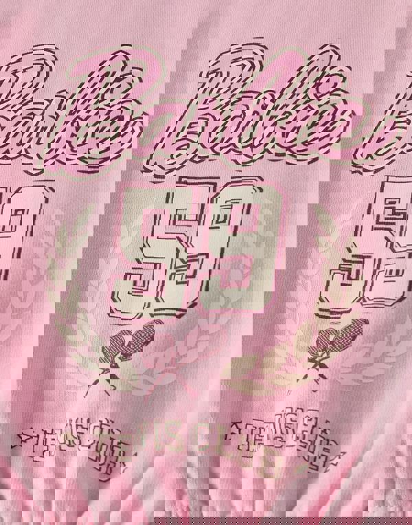 Barbie Womens Pink Leg Print Joggers