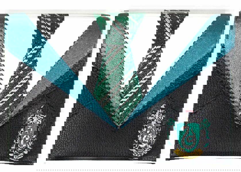 Vanilla Underground Danielle Nicole Womens Black Slytherin Uniform Clutch Bag (One Size)