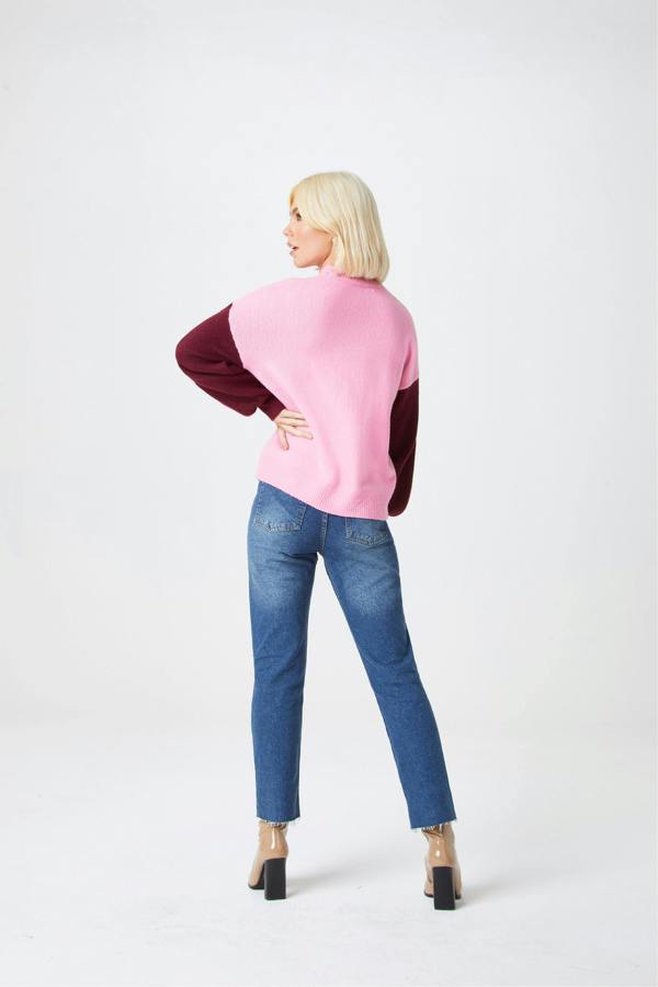 Urban Bliss Bright Clean Colour Block Jumper