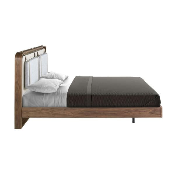 Angel Cerdá Fabric Bed in Beige and Grey 7224