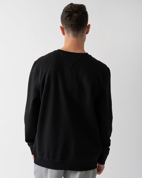 Tommy Hilfiger Essential Fleece Mens Sweatshirt - Black