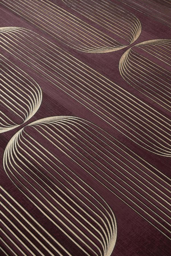 Elle Decoration By Erismann Orbit Lines Geometric Wallpaper