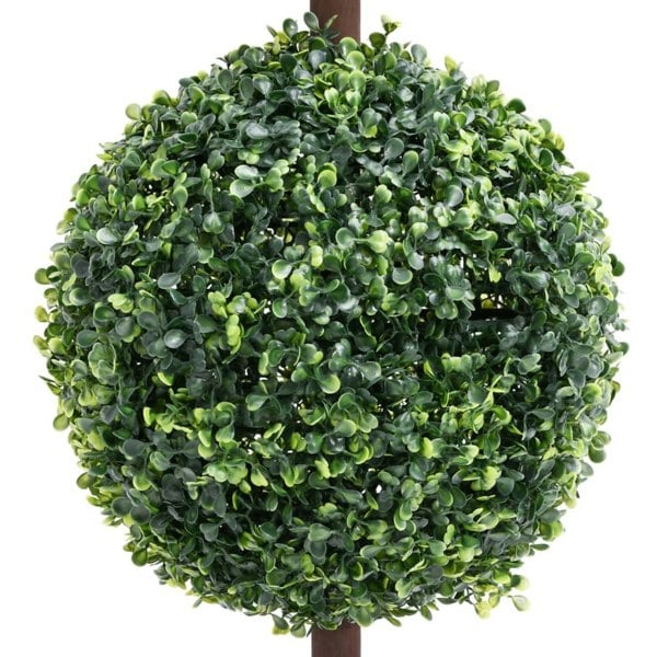 Berkfield Artificial Boxwood Plant with Pot Ball Shaped Green 118 cm