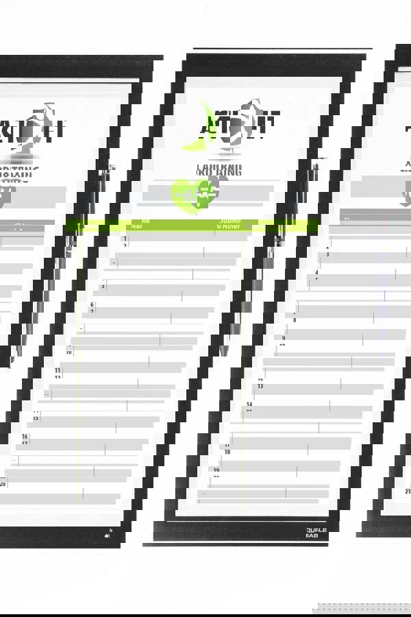 Durable DURAFRAME NOTE Adhesive Magnetic Document Frame + Pen Holder | A4 Black