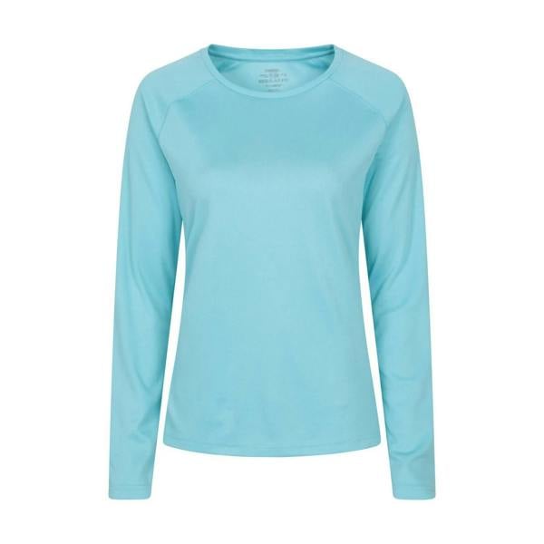 Mountain Warehouse Womens/Ladies Endurance Long-Sleeved Top - Light Blue - 