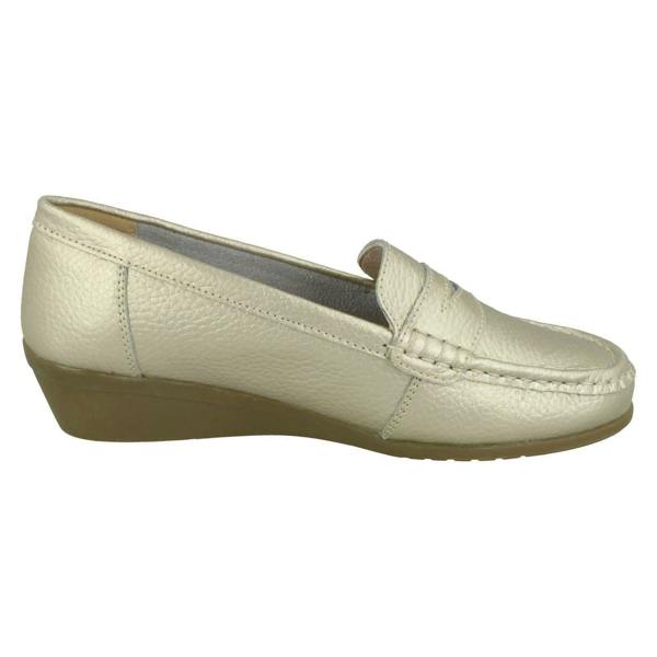 Down to Earth Ladies Down To Earth Leather Loafers F90064