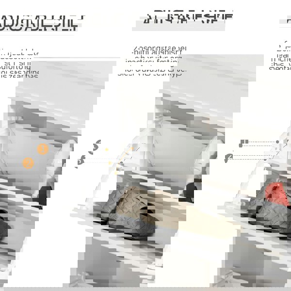 Flip-down Shoe Cabinet