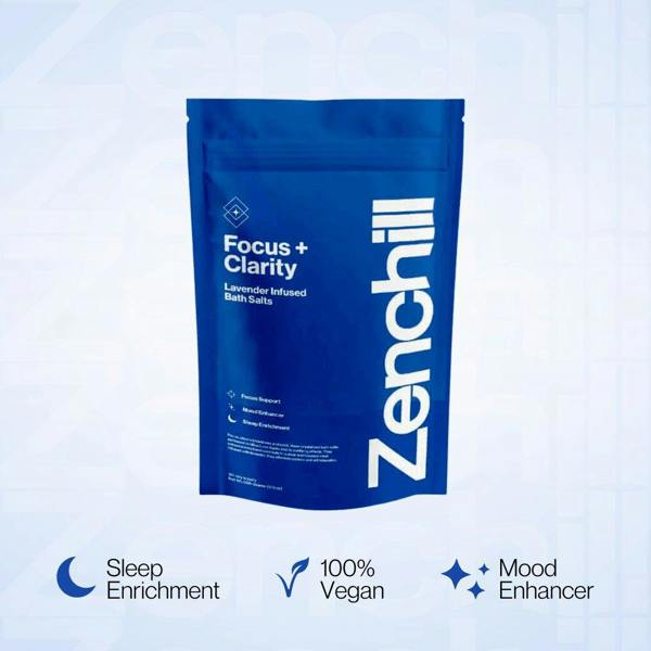 Focus + Clarity Lavender Bath Salts - Zenchill