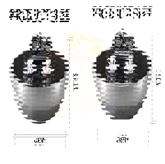 V2 Aviator Round Coffee Table-Weilai Concept-Weilai Concept