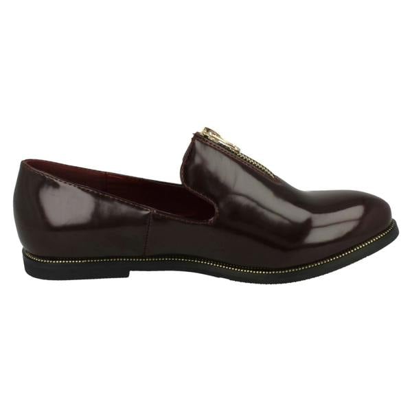 Down to Earth Ladies Down To Earth Zip Detail Loafer