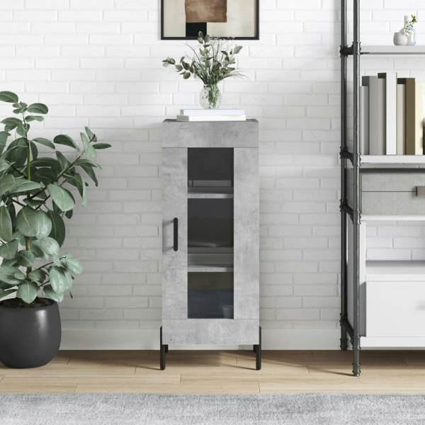 Berkfield Sideboard Concrete Grey 34.5x34x90 cm Engineered Wood