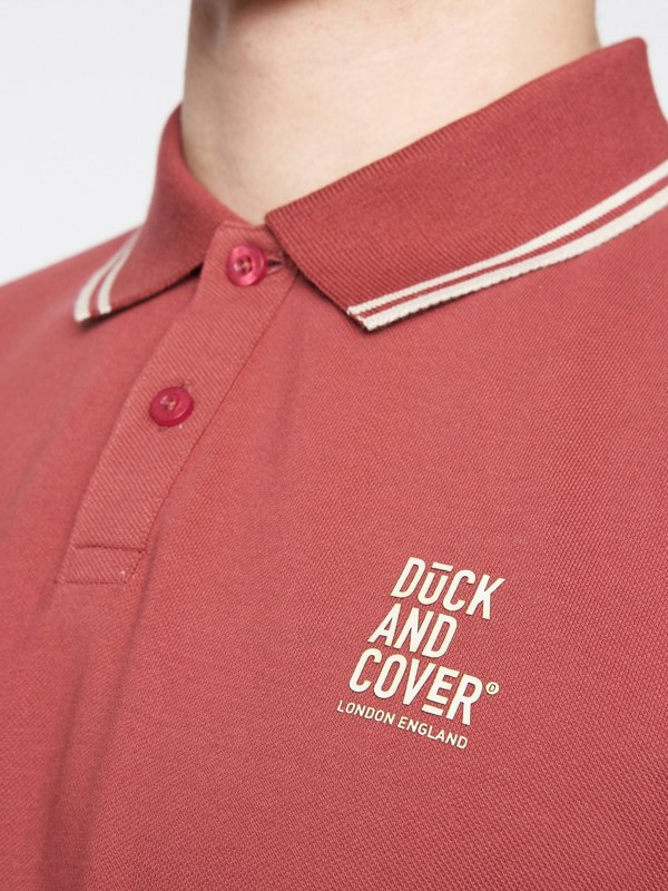 Duck and Cover Sameer Polo - Red