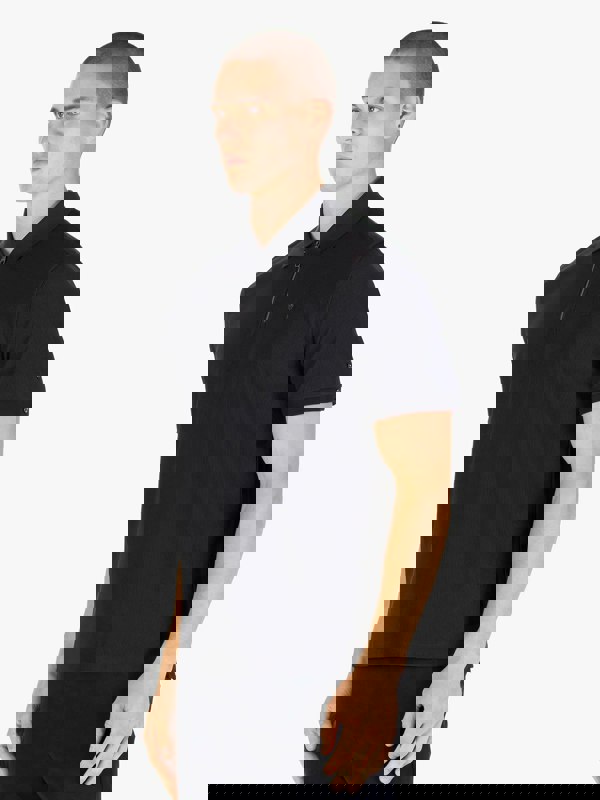 Luke 1977 Luke1977 Penrith Zip Polo Shirt - Black