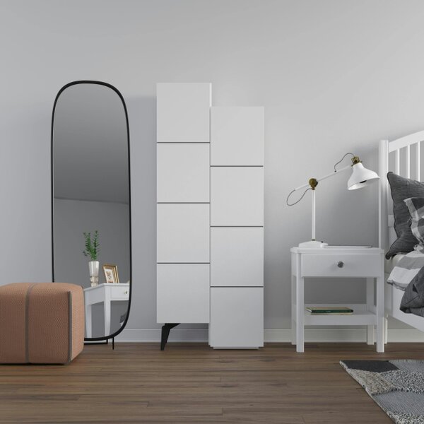 Decortie Stair Modern Storage Cabinet Multipurpose
