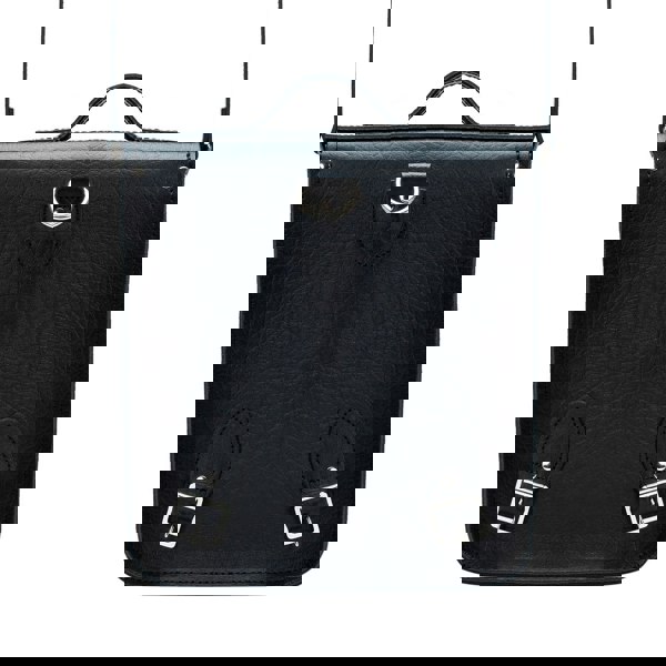 Black Executive Leather City Backpack - Backpack - Zatchels