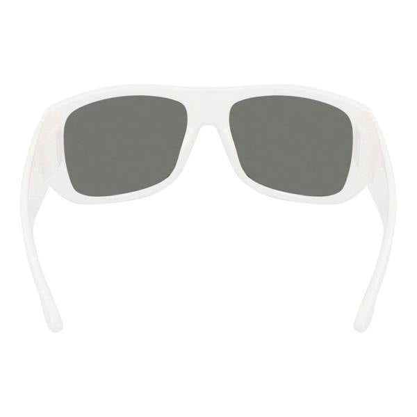 Dragon CALYPSO - Shiny White with Polarized Lumalens Blue Ionized Lens