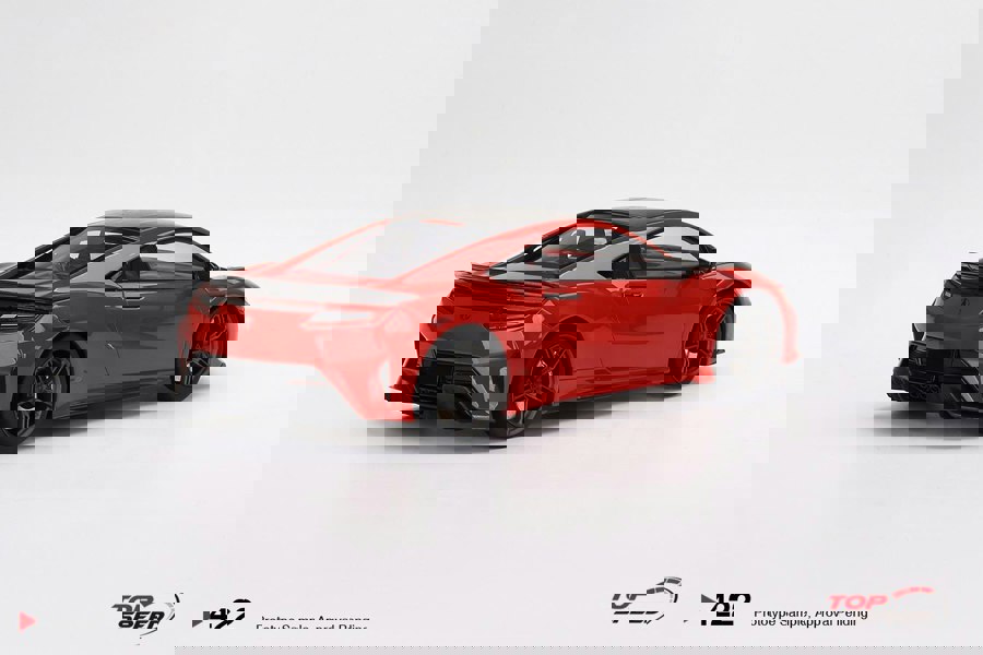 TSM Acura NSX Type S 2022 130R Curva Red 1:18 TSM TS0422