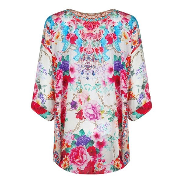 Inoa Rosetto Gardenia 1202118 Multicoloured Silk Fish Top