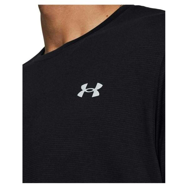 Under Armour Mens Launch Long-Sleeved T-Shirt - Black - 