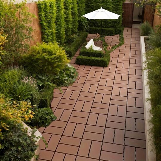 Havendro 44PCS Deck Tiles Anti-Slip Interlocking Floor 30x30cm Heavy Duty Outdoor Patio