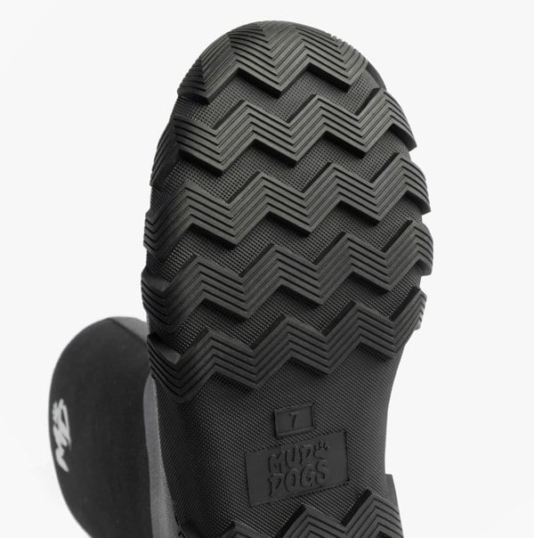 Mud Dogs RUTLAND TALL Neoprene Wellington Boots Black