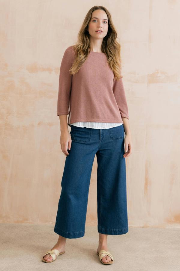 Lily & Me Olive Shirt Jumper Soft Pink