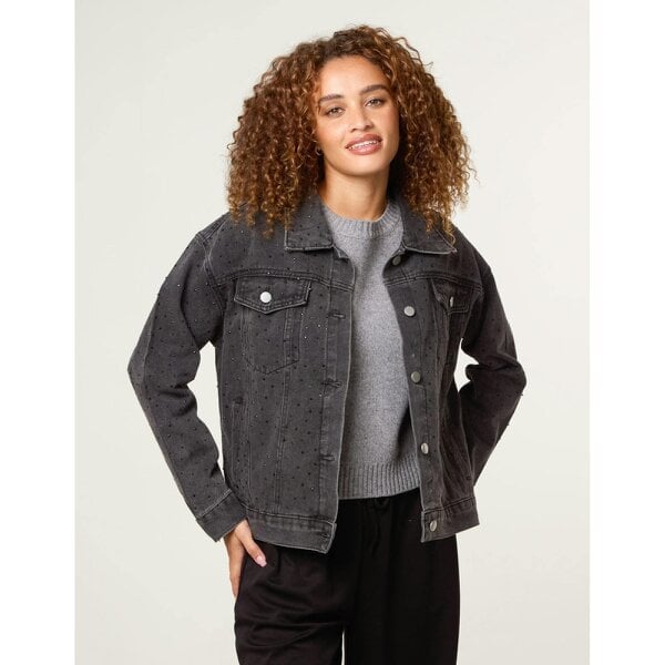 Blue Vanilla Embellished Denim Jacket