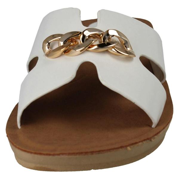 Savannah Ladies Savannah Open Toe Casual Mules