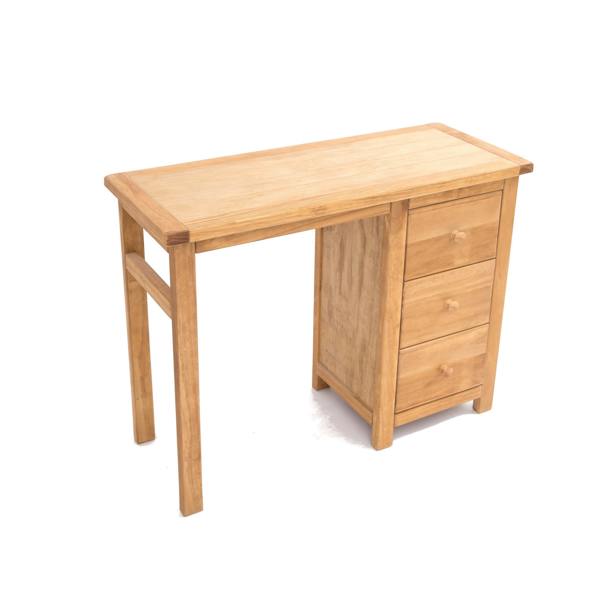 Cabinet Bits Lugo 3 Drawer Desk - Dressing Table Wood Knob