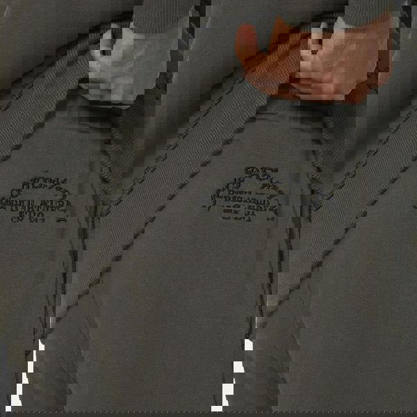 Good For Nothing  Dark Grey Coverlock Stitching Baggy Joggers - Dark Grey Image 3