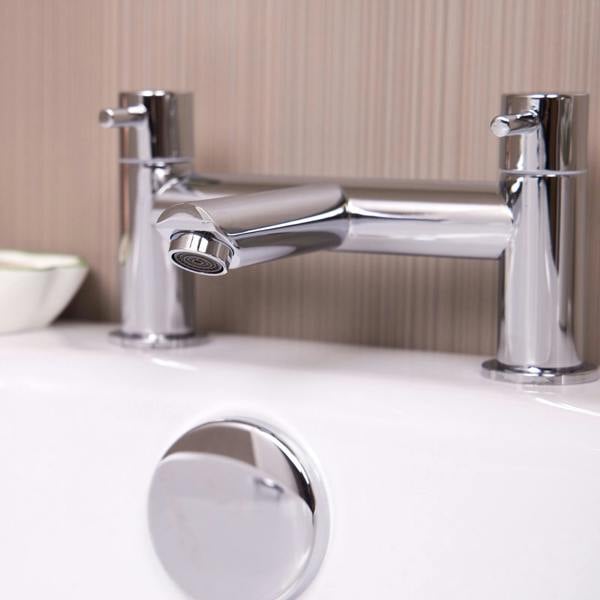 Flode Hunneberg Bath Filler - Polished Chrome Finish