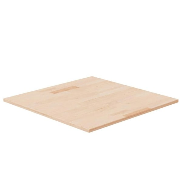 Berkfield Square Table Top 60x60x1.5 cm Untreated Solid Wood Oak