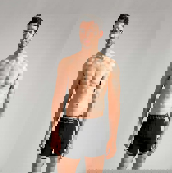 Ted Baker Ted Baker 3-Pack Cotton Boxer Briefs Mens Boxer Briefs Black Bolt On/Brush Strokes/Black