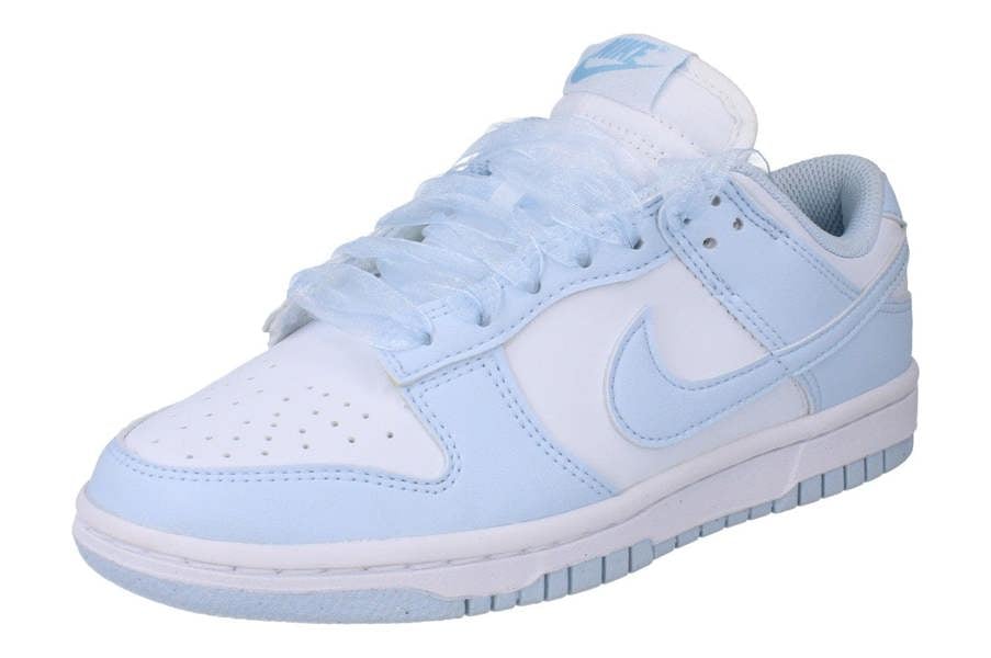 Nike Womens Dunk Low Next Nature Trainers Ib7311 Sneakers Shoes  100 - White Blue Tint 100 - Photo 0