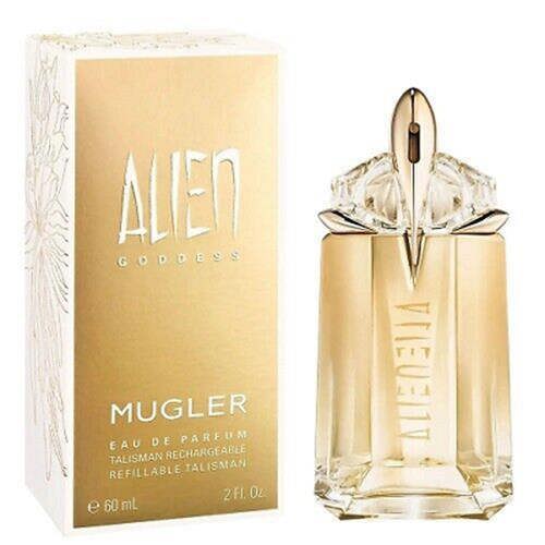 Mugler Alien Goddess 60ml Eau De Parfum EDP Rechargeable Refillable Spray For Her