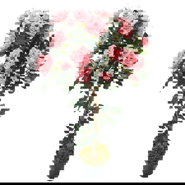 Artificial Rose Flower Tree in Pot Artificial Plants Living and Home