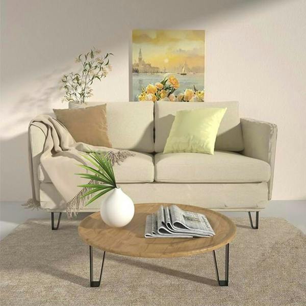 Havendro 4PCS Heavy Duty Steel Table Legs Furniture Support Feet for Cabinet TV Stand