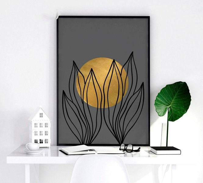 Pictures for the hallway | set of 3 framed wall art prints