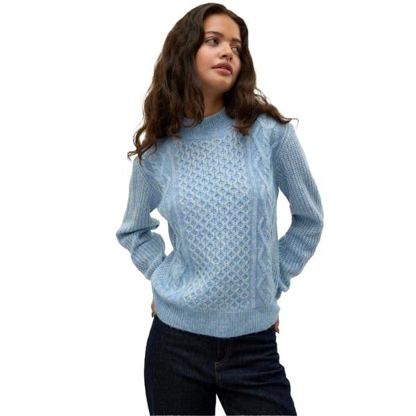 Vero Moda Womens/Ladies Universe Knitted Mock Neck Regular Jumper - Allure - 