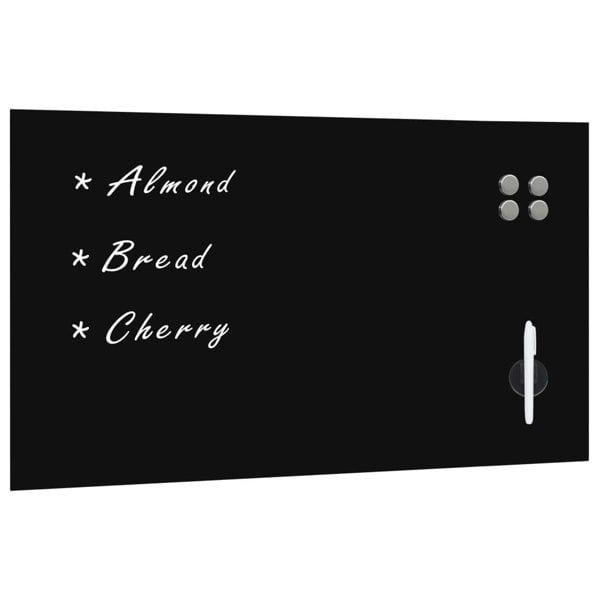 Berkfield Wall Mounted Magnetic Board Glass 120x60 cm