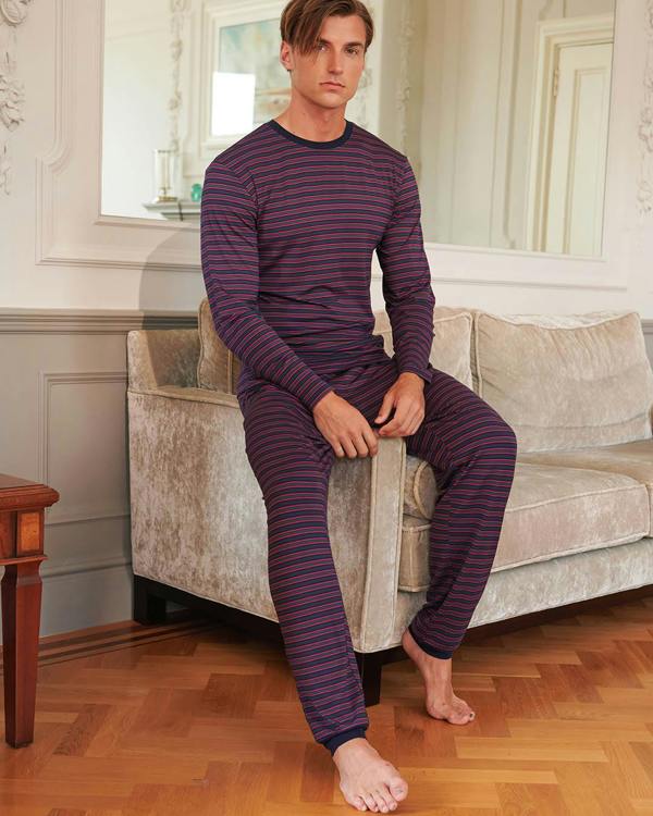 British Boxers Men's Bamboo Pyjama Set - Heritage Stripe
