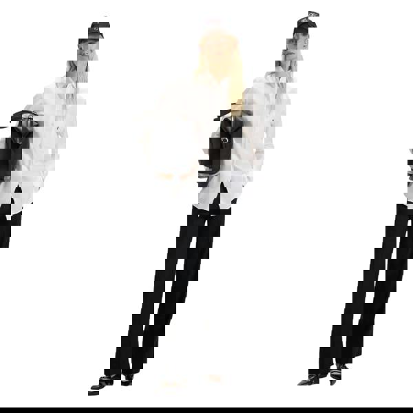 Hugo Womens/Ladies Oversized Blouse - White - 