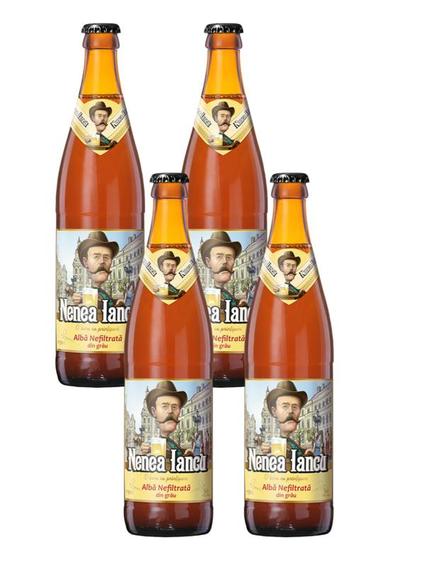 Nenea Iancu Alba Nefiltrata (Unfiltered Wiessbier) Craft Beer 4x500ml