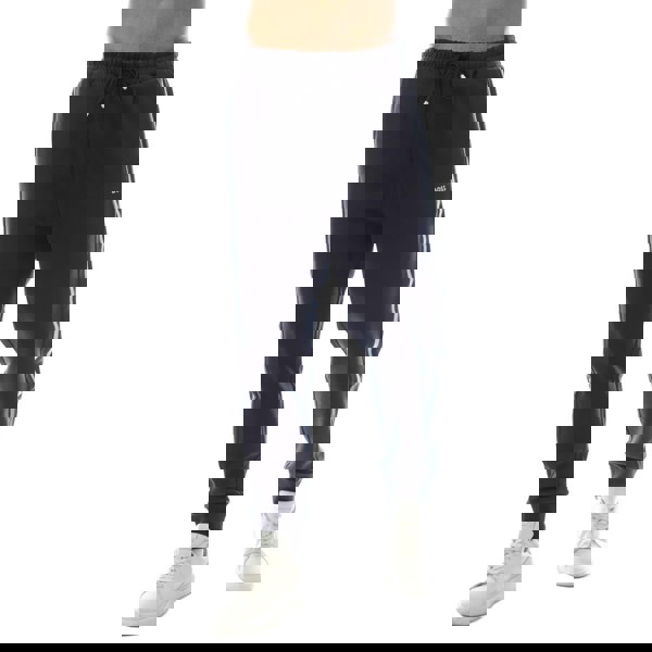 Boss Mens Hadikonos Contrast Striped Jogging Bottoms - Dark Blue