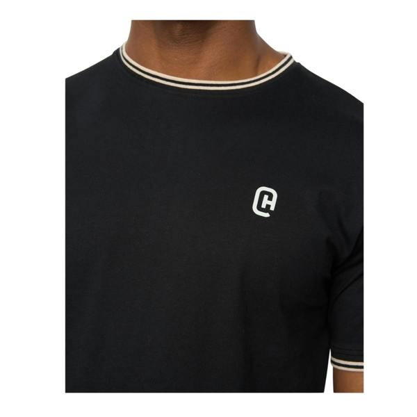 Crosshatch Mens Preece T-Shirt - Black - 