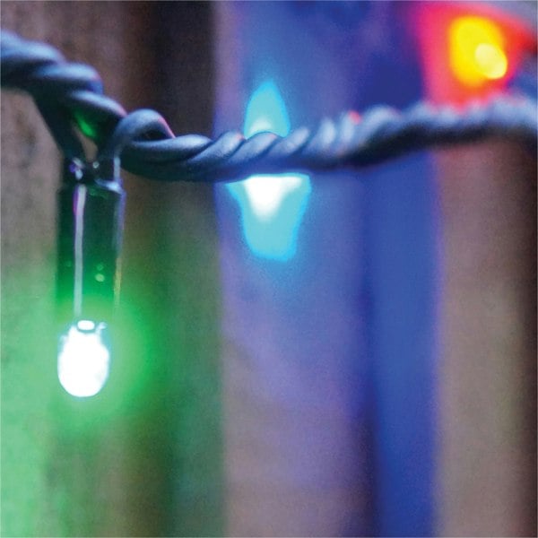 Eagle Connect String Lights Black Rubber IP65 5m/40 LED Col Chan