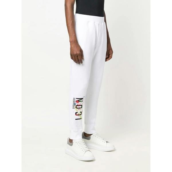 Dsquared Icon Splat Joggers   in  White