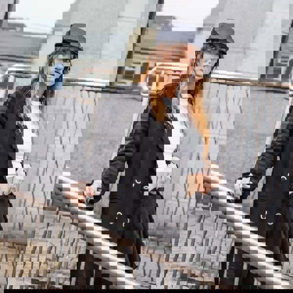 Cotton Wax Quilt Cord Flat Cap | Classic Design with Modern Appeal