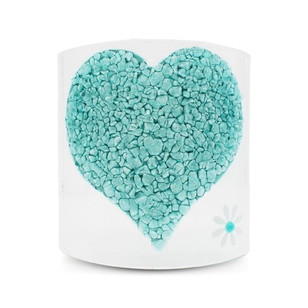 Glass Curve - Heart - Jade