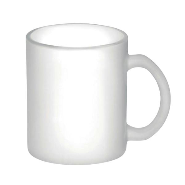 MidOcean Sublimatt Glass Sublimation 300ml Mug - Transparent White - 